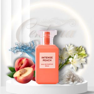عطر تام فورد اینتنس پیچ (Fragrance World Intense Peach) – ادکلن اماراتی الهام از Tom Ford Bitter Peach – حجم 100 میل